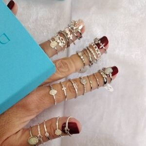 Elegant Silver Knuckle Rings